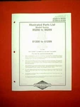 Briggs & Stratton Model Series 80200 80299 81200 81299 Parts Manual. Fixed Price $8.00.