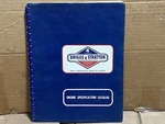 1966 Briggs & Stratton Engine Specification Catalog -- 60100 60200 80100 146700. Fixed Price $50.00.
