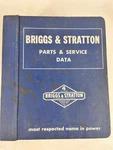 Briggs & Stratton Parts Service Data Book MS-3222 1970S 1978 1979 Manual. Fixed Price $59.95.