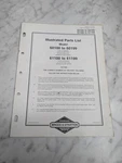 Briggs Stratton 60100 60199 61100 61199 Illustrated Parts List Manual Catalog. Fixed Price $14.99.