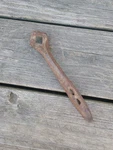 Antique Cast Iron Stove Handle & Crank Tool 9/16" Square Opening 8" Long Vintage. Fixed Price $17.88.