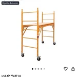 Metaltech 6 Ft Steel Baker Scaffold Tower Rolling Platform 1000 Capacity. Fixed Price $250.00.
