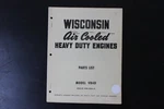 Wisconsin VR4D Parts List Manual Air Cooled Heavy Duty Engines MM-284-A. Fixed Price $29.99.