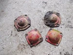 Farmall Bn Tractor Ihc 4) Rearend Transmission Axle Caps Covers. Fixed Price $44.85.