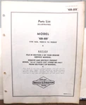 Briggs & Stratton Engine Model 6B-HS Parts List From Manual Type 900010-900059. Fixed Price $12.95.