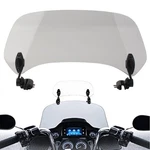 Motorcycle Adjustable Clip Windshield Extension Spoiler Deflector Smoke. Fixed Price $22.00.