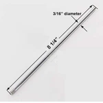 Price Pfister 941-530A 8" Thin Vertical Pop-up Rod Chrome (8 1/4" X 3/16" Dia). Fixed Price $8.99.