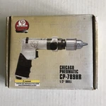 Chicago Pneumatic CP789HR Drill,air-powered,pistol GRIP,1/2 In 11C952. Fixed Price $146.95.
