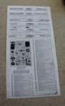 Splitdorf Magneto & Impulse Starter Parts Sheet Dated 1926-1929. Fixed Price $20.00.