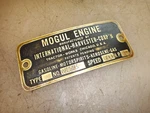 Name Tag For 1HP Ihc Mogul No. W1113 Old Gas Engine International. Fixed Price $39.95.