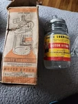 White Lubricator Motor Rythm Bottle Vintage. Fixed Price $99.00.