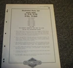 Briggs & Stratton Model Series 19-FB Engine Illustrated Parts List Manual Xz. Fixed Price $80.07.