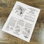 Briggs And Stratton Model 19-FB Engine Operators Owners Maintenance Manual &. Fixed Price $9.97.