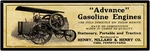 1914 Advance Gas Engines, York Pa New Metal Sign: 6" X 18" Long - Ships Free. Fixed Price $21.88.