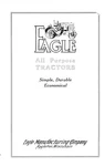 Eagle All Purpose Tractors (please Read Description). Fixed Price $8.95.