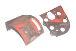 Clinton Engine 4HP * Cylinder & Head Tin Air Shroud Set Vintage Motor Part. Fixed Price $12.95.