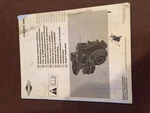Operating Maintenance Manual Briggs & Stratton Gas Engine 9100 92200 94200. Fixed Price $40.00.
