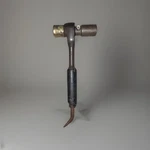 Vintage Williams Style Scaffold Ratchet 7/8 Socket Brass Hammer Fully Functional. Fixed Price $130.00.