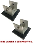 (qty. 2) Pump Jack Scaffolding - Pole Feet / Foot Alum. Fixed Price $36.00.