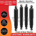 Monroe Oem Front & Rear Shocks 1999-2004 Ford F-250/F-350 Super Duty Hd 4WD. Fixed Price $200.98.