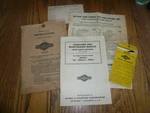 Briggs Stratton Illustrated Parts List NSPR-1.6 NSPR-6 Operating Maint Manual. Fixed Price $11.99.