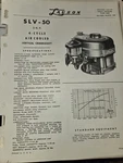 Lauson SLV-50 Air Cooled 2 Hp Engine Specs Parts Catalog 1956. Fixed Price $19.99.