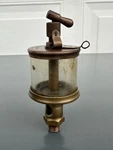 Vintage Lunkenheimer No. 1-1/2 Fig. 1300 Oiler Brass & Glass Hit Miss Engine. Fixed Price $40.00.