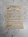 Clinton Owner's Manual Horizontal Shaft Gem & Clintalloy Engines. Fixed Price $10.33.