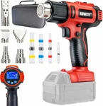 Cordless Heat Gun For Milwaukee M18 Battery,with Lcd Digital Display, 2-TEMP Set. Fixed Price $95.33.