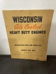 Wisconsin Air Cooled Heavy Duty Engines Instruction Manual Issue Mm 270-C. Fixed Price $14.99.