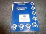 International UR372 UR450 UR501 Engine & Attachments Owner Operator Manual. Fixed Price $37.25.