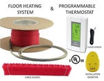 Electric Tile Radiant Warm Floor Heated Kit, 120V, All Sizes Available. Fixed Price $239.00.