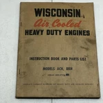 Wisconsin Acn Bkn Single Cylinder Engine Service Instruction Book & Parts Manual. Fixed Price $14.99.