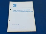 Vintage 1968 1969 Sachs Snowmobile Engine Oem Service Repair Manual. Fixed Price $26.99.