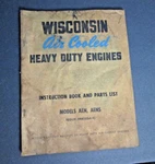 Wisconsin Air Cooled Engines Models Aen, Aens Manual & Parts Book. Fixed Price $14.00.