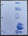 Miller Onan P216 P218 P220 Engine Parts Manual 965-0264 1379. Fixed Price $20.00.