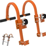 2 Pack Ladder Roof Hook With Wheel Heavy Duty Steel Stabilizer,. Fixed Price $54.98.