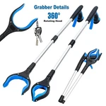 Trash Reacher Grabber Industrial Pick Up Stick Heavy Duty Tool. Fixed Price $9.99.