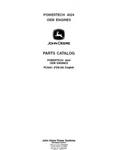 John Deere 4024 Oem Engine Parts Catalog Manual Book Guide List Diesel, PC-9281. Fixed Price $49.99.