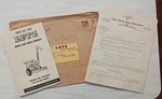 Vintage Farm 1957 Letz Model 220X Series Grinders Advertising With Letter Etc. Fixed Price $10.00.