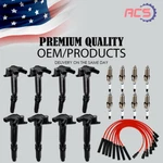 8X Oem Ignition Coil & 16X Iridium Spark Plugs Wires Ford F150 UF631 UF639. Fixed Price $98.92.