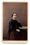 Cdv Circa 1860S 2C Civil War Tax Stamp Gorgeous Lady In Dark Dress Albany. Fixed Price $15.99.
