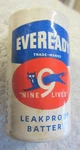 1 Eveready Cell Leak Proof BATTERY,WHITE,RARE,950,20 Cent,cat Nine Lives,vtg. Fixed Price $14.24.