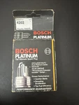 Bosch Platinum 3 Spark Plugs 4202 Acura Chevrolet Chrysler Dodge Ford Open Box. Fixed Price $18.99.
