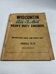 Wisconsin Air Cooled Heavy Duty Engines Instruction Book Th, Thd (MM-277-B). Fixed Price $14.23.
