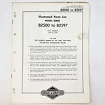 1973 Briggs & Stratton 82500-82597 Illustrated Parts List Vintage. Fixed Price $9.99.