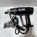 Ace 2195295 Digital Heat Gun Black Corded Electric With Attachments. Fixed Price $19.94.