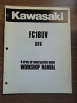 Original Kawasaki FC180V 4-STROKE Air-cooled Gasoline Engines Service Manual. Fixed Price $19.99.