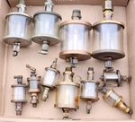 (11) Pc. Lot Of Hit & Miss Engine Oil Lubricators / Lonergan Essex Brass Co. Pen. Fixed Price $299.99.