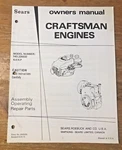 Sears Craftsman Engines Instructions Owners Manual 143.226032 Repair Parts. Fixed Price $12.99.